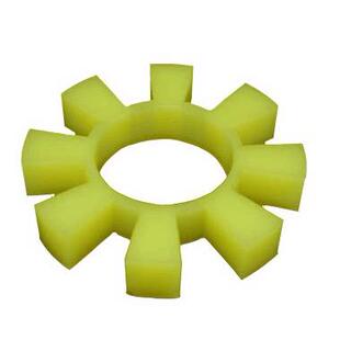 T型聚氨脂联轴器八角胶梅花垫水泵弹性块缓冲垫水泵减震垫8角对轮