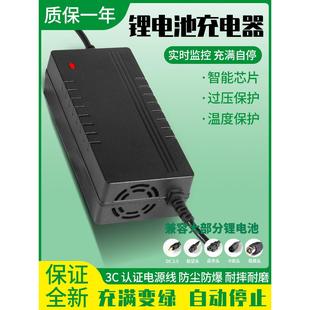 54.6V锂电池充电器三元 聚合物磷酸铁锂48V2A3A滑板独轮车电动车通