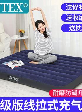 INTEX充气床家用气垫床双人帐篷户外露营充气垫午休打地舖充气床