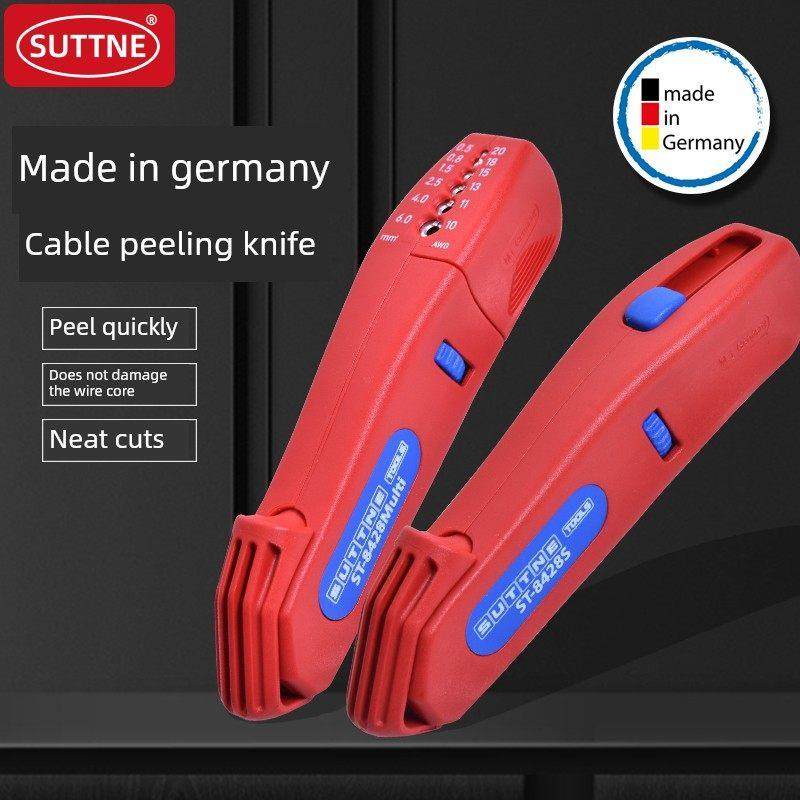德国进口SUTTNE电缆剥皮器工业级剥线钳多功能力工具专业自动,五金/工具,剥线钳,淘宝优惠券,粉丝福利购,淘宝优惠卷