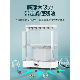 乌龟过滤器鱼缸低水位循环三合一过滤盒滴流泵小型桶吸粪龟缸专用