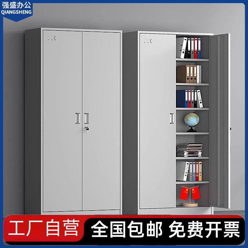 财务凭证柜钢制文件柜多层资料柜带锁铁皮档案柜落地储物柜家用柜