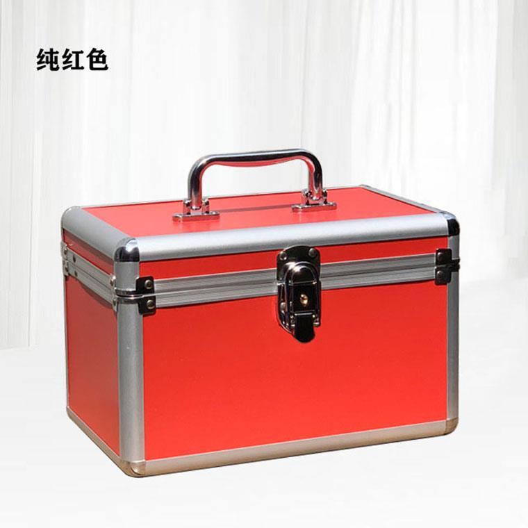 手提化妆铝箱采耳足疗足浴技师工具箱美甲美容桑拿修脚可携式收纳