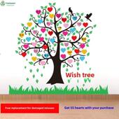 愿望树心愿墙励志大树墙贴公司办公室墙面创意贴纸学校教室布置