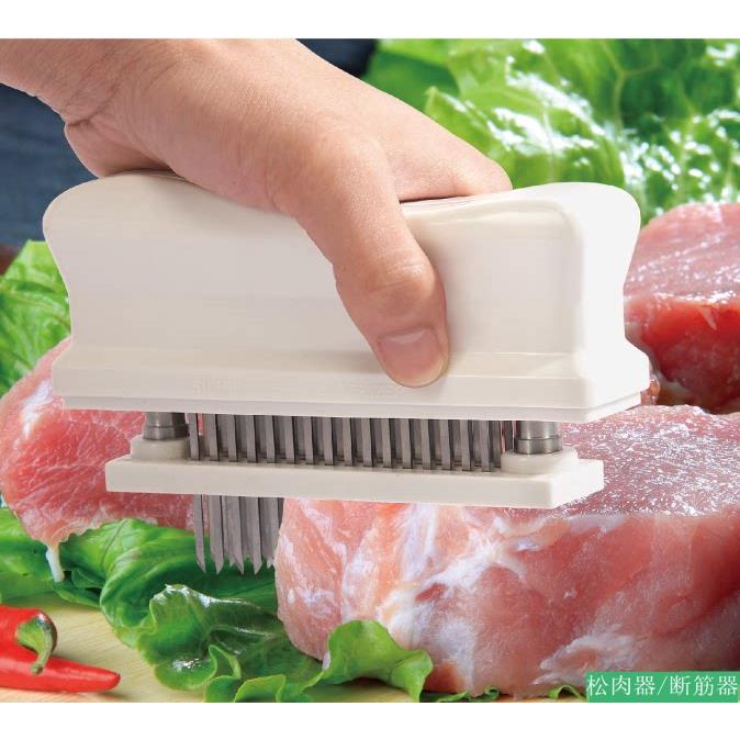 台湾进口48齿锋利松肉器断筋刀猪肉不锈钢牛排针叉烧嫩肉器肉锤