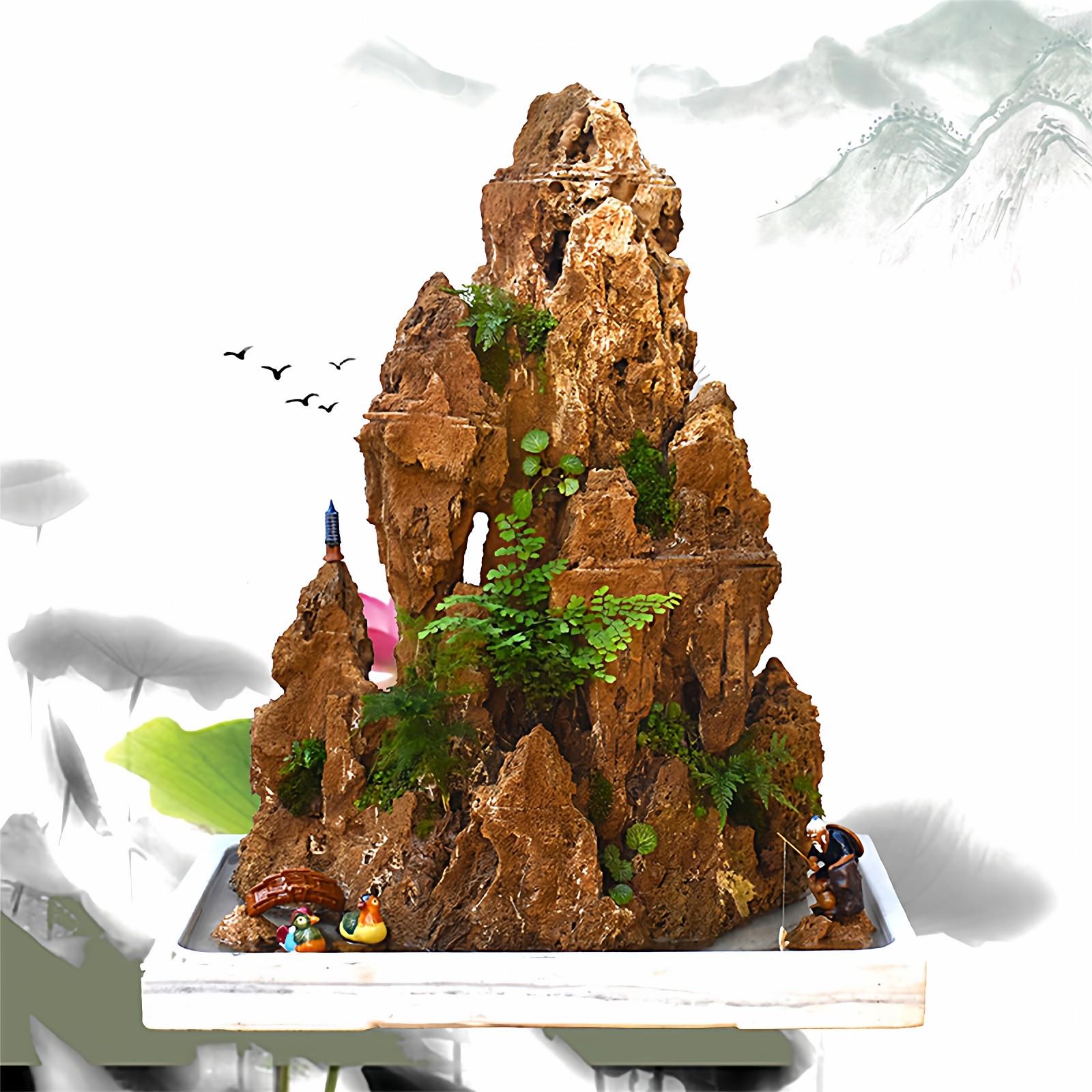 中大型天然吸水石上水石阳台庭院鱼池真原石奇石假山盆景流水景观