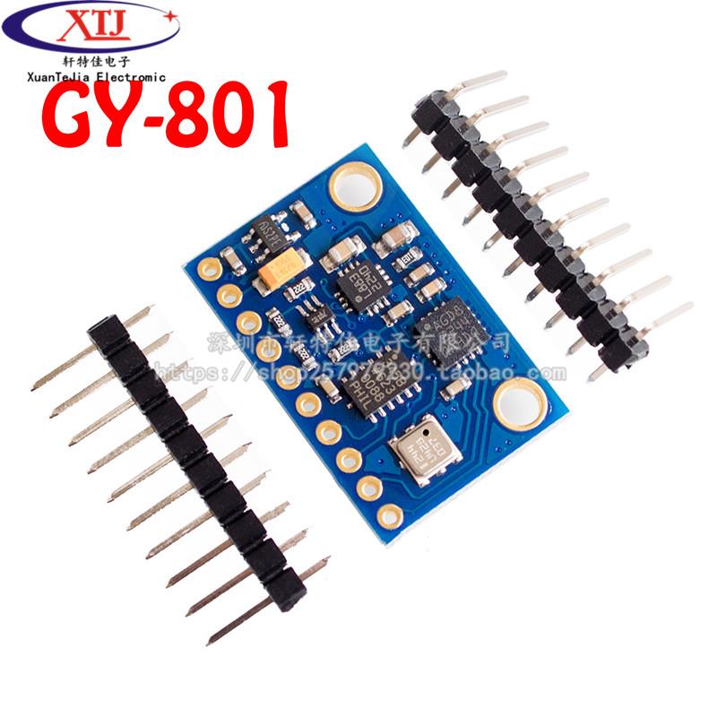 GY-801 BMP180 9九轴IMU磁场加速度陀螺仪模块 传感器MWC