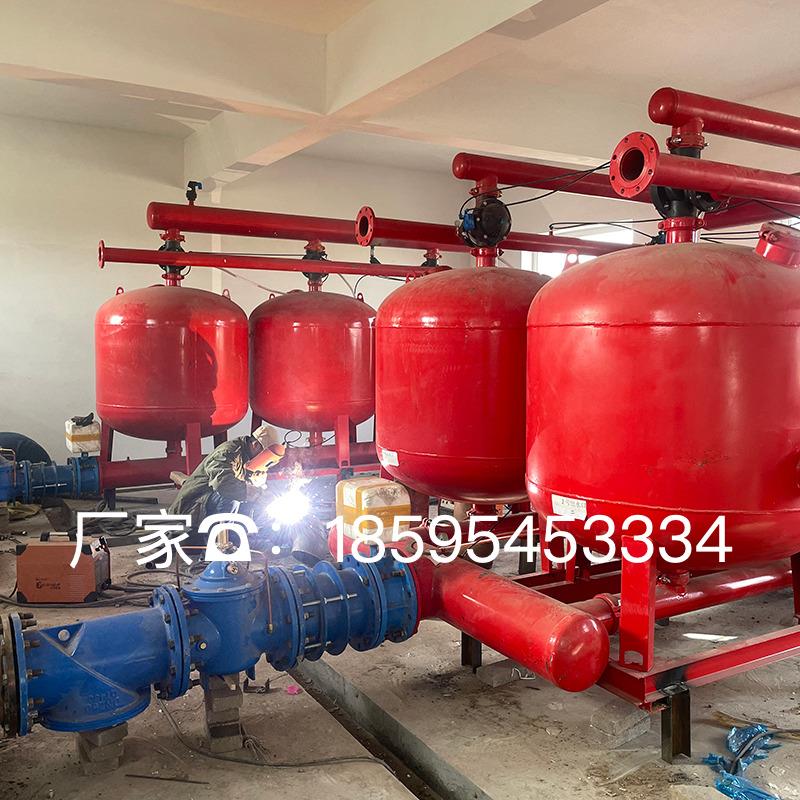 全自动砂石过滤器多联罐农业用灌溉滴灌过滤装置全自动沙石过滤器