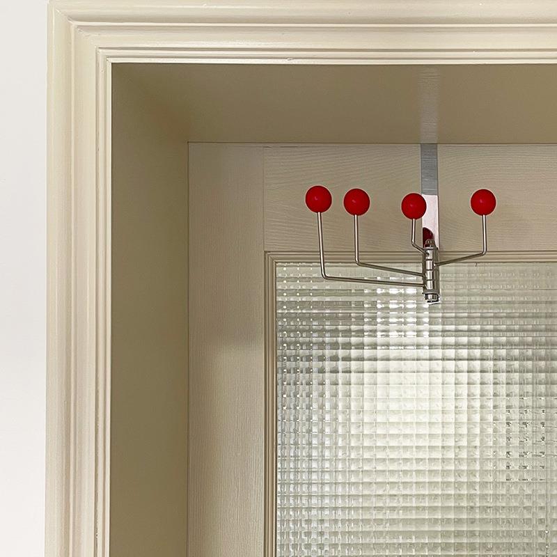 【新家的100个快递】圆球挂钩门后挂钩挂衣架免打孔ins衣帽架无痕