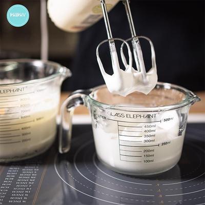 [非非]玻璃量杯带刻度厚实耐热厨房烘焙大容量打蛋器计量杯PHIPHY