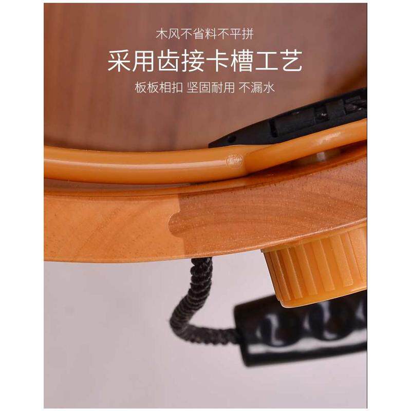 家用蒸脚高深桶加高泡脚洗脚木盆木风蒸汽熏蒸木桶过膝盖汗蒸桶家