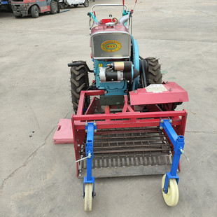 垄地土豆收获机 大蒜前置手扶收获机宽幅75厘米