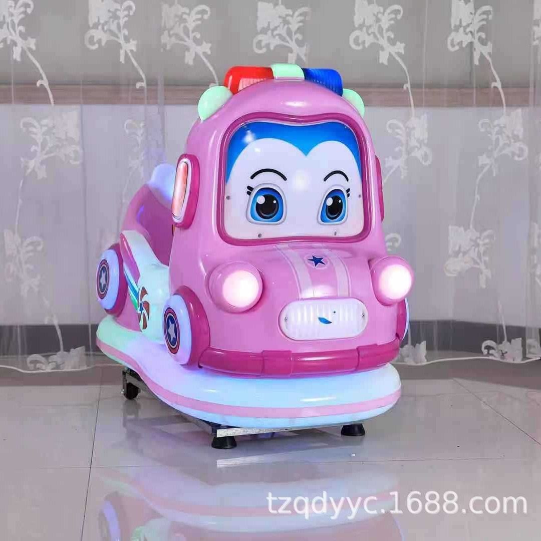 2021新款儿童电动投币快乐警车摇摇车商用MP5摇摆机投放宝宝电玩