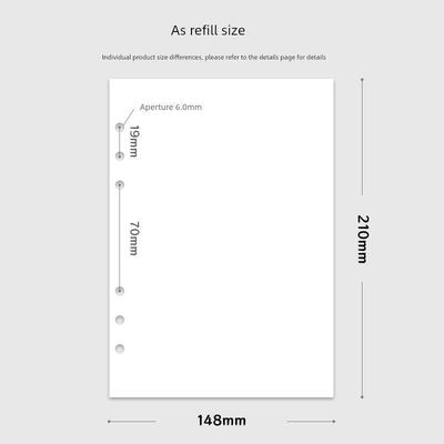 A5活页内页类替芯系列ASHFORD雅仕芙德日本原装进口手帐记事本