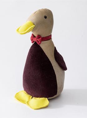 布艺ins趣味动物门挡轻奢公寓摆件卡通创意防夹防撞乔迁软装礼物