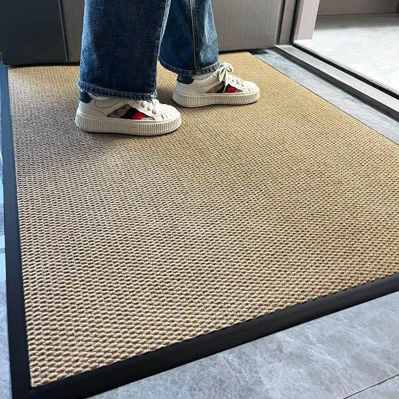 黄色入户门防滑地垫高级户外门垫门外脚垫家用门口金色室外地毯,居家布艺,家用脚垫,淘宝优惠券,粉丝福利购,淘宝优惠卷