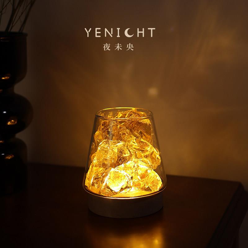 床头小夜灯卧室桌面睡眠灯插电款手机控制智能声控语音遥控摆件