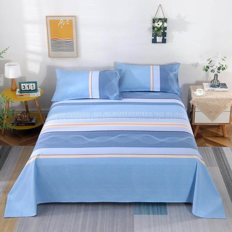 纯棉老粗布床单100全棉单件加厚加密双人大尺寸炕单防滑四季通用