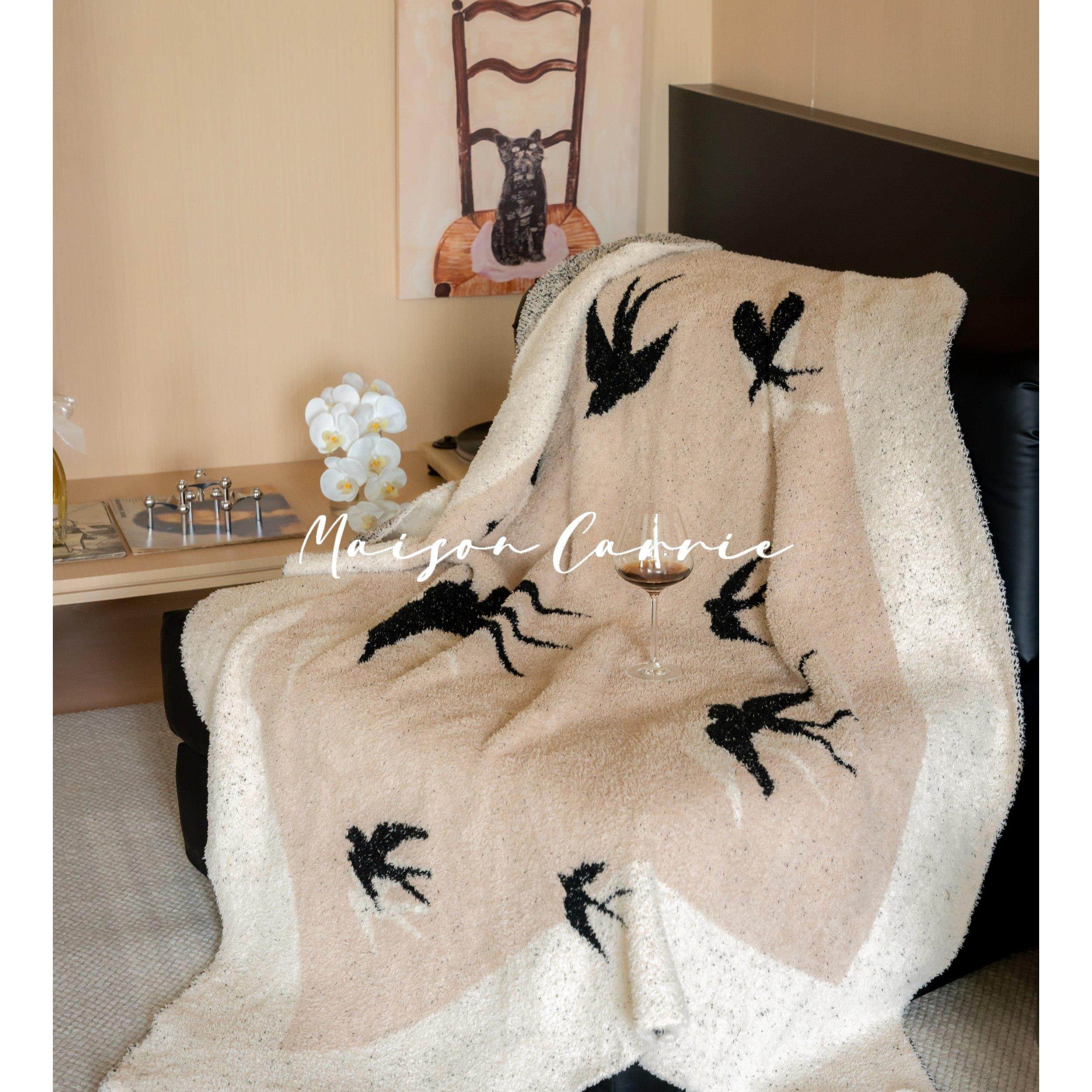 嘉里home | 零碎心事半边绒多功能毛毯北欧风空调毯休闲毯沙发巾,床上用品,休闲毯/毛毯/绒毯,淘宝优惠券,粉丝福利购,淘宝优惠卷