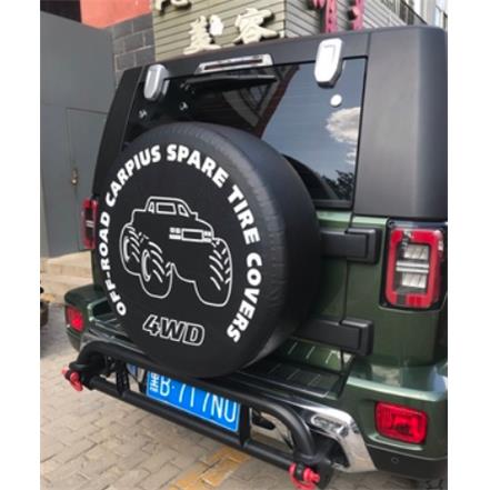 适用北京BJ40车后备胎罩40C北汽BJ40plus加厚轮胎套装饰改装配件