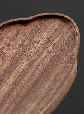 尚器 胡桃木壶承带织锦杯垫茶席套装小干泡台茶壶托盘茶具小茶台