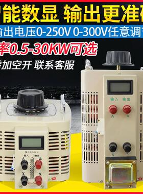 单相接触式调压器220V变20-250V300V可调TDGC2调压器厂家