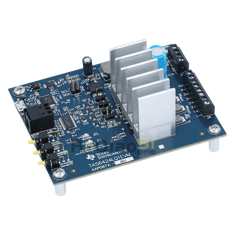 速发TAS6424LQ1EVM 2.1MHz 四通道数字输入D类音频器评估模块