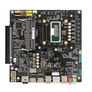 全新i5 12450H12500H i713700嵌入式侧插显卡主板一体机工控主板