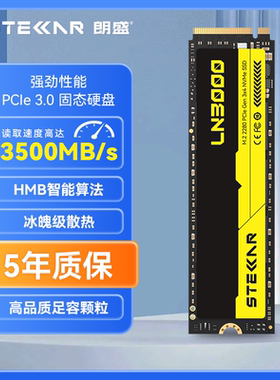朗盛 LN3000 固态硬盘SSD M.2 PCIe3.0 512G 1T 台式机笔记本通用