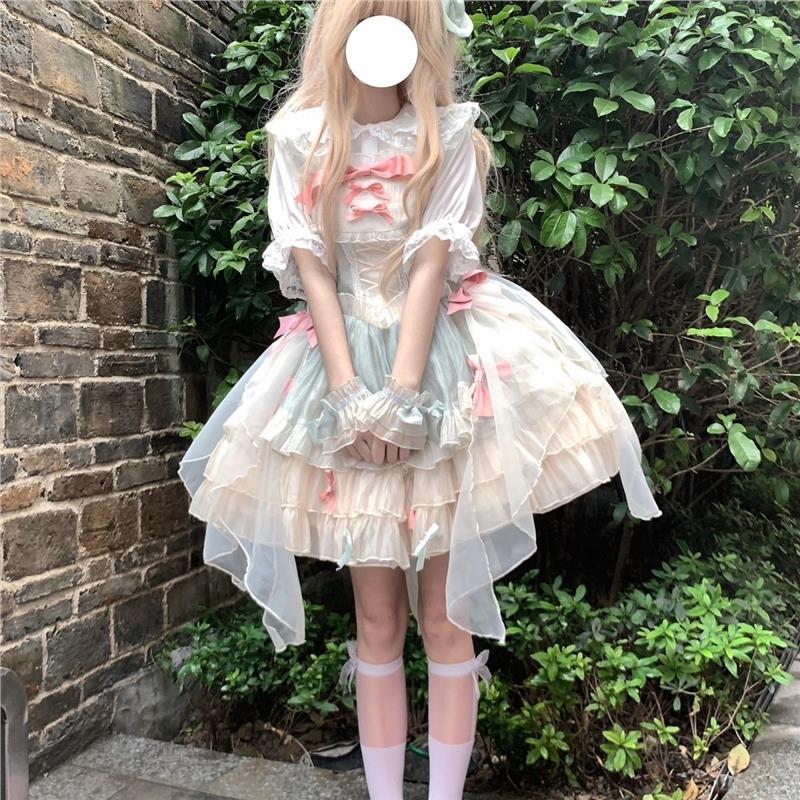 【山茶恋】酥饼猫原创设计jsk正版lolita仙气公主连衣裙生日礼服
