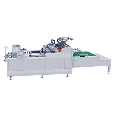 温州汇龙TC-650A贴窗机异形圆形纸盒淋膜纸白卡瓦楞贴胶机贴窗