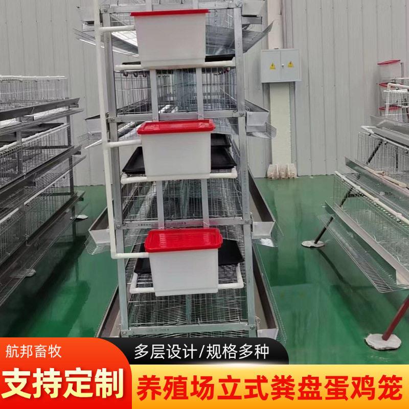 供应鸡舍立式接粪盘蛋鸡笼层叠式设计肉鸡笼镀锌材质养殖设备厂家