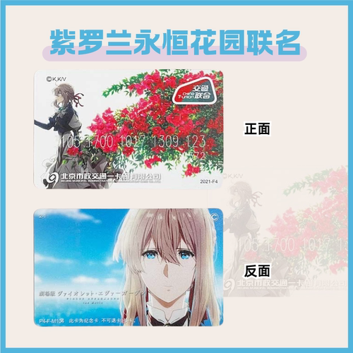 北京市政一卡通紫罗兰永恒花园款