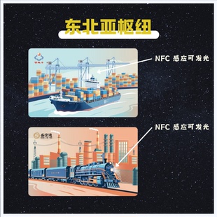 东北亚枢纽 天辽地宁-山海有情 大连沈阳 全国通用交通卡