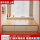 榻榻米床衣柜一体卧室床小户型实木床双人床收纳床带隔断收纳床架