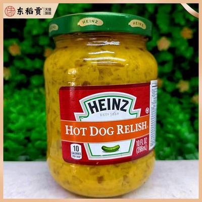 296ml美国进口亨氏牌热狗酱调味酱HEINZ HOT DOG RELISH SAUCE