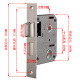 浴室锁 室内门锁 卫生间锁 房门锁 执手锁 实木木门锁 卧室门锁