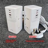 Ldnio香港英国标准立式 4位电源排线板70Wpd快速充电塔家 插座台式