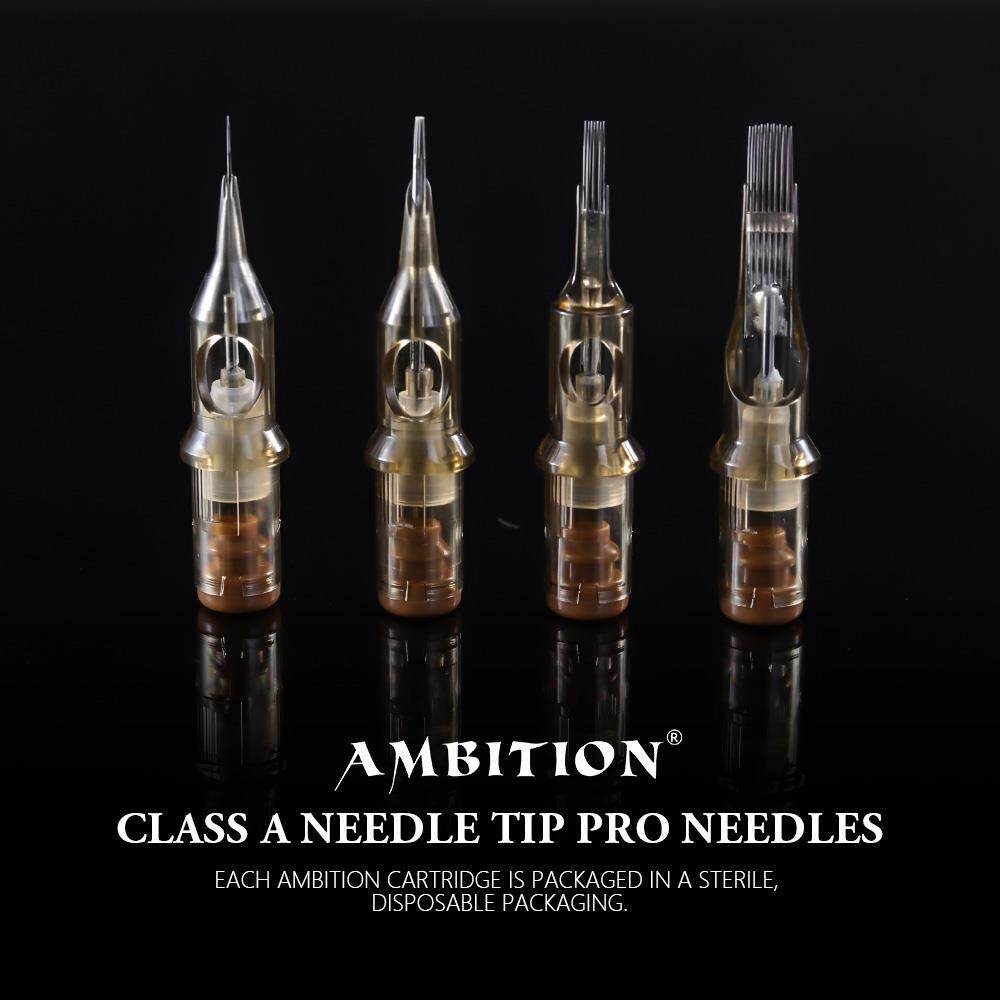 Ambition纹身针单排针割线打雾RL一体针纹发纹眉针一次性夏安圆针