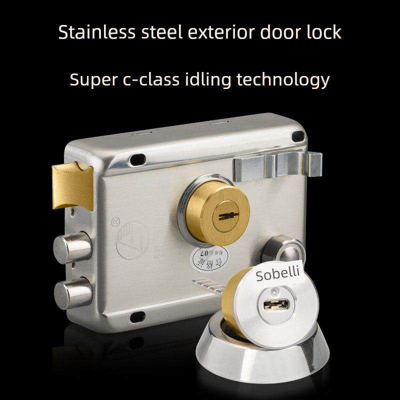 Sopey不锈钢超级c级风转防盗门锁老式门木门铁门门锁核心家用锁,基础建材,机械门锁,淘宝优惠券,粉丝福利购,淘宝优惠卷