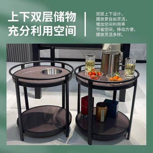 麻将桌茶几茶水架棋牌室专用水杯架烟灰缸茶水台小茶桌麻将机茶几