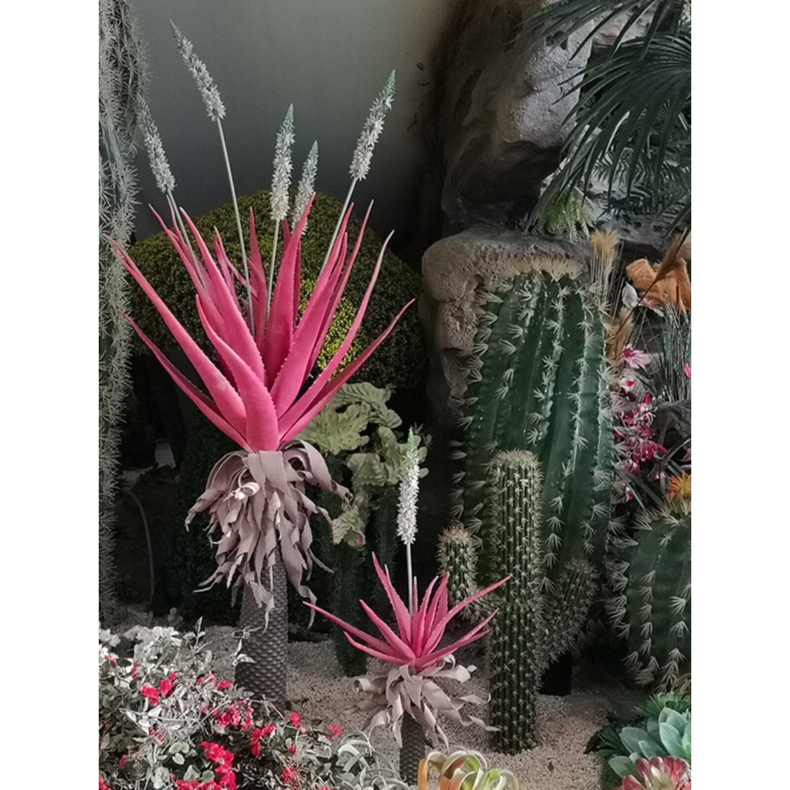 模拟植物斯堪的纳维亚多肉服装店仙人掌芦荟大型热带客厅阳台地板