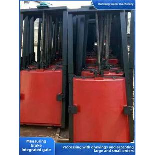 铸铁一体式闸门渠道灌溉闸门水库放水闸门螺杆式启闭机一体式闸门