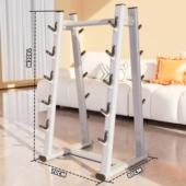 杠铃架杠铃杆托架举重架曲杆存放架杠铃存储架安全深蹲架