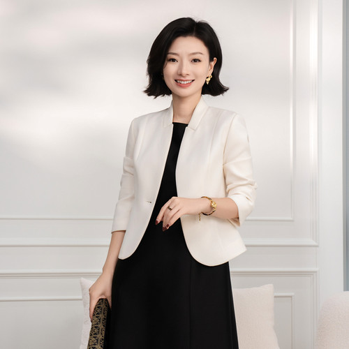 西子/【鱼尾西服2.0】进口三醋酸收腰立裁西装外套/LT0069