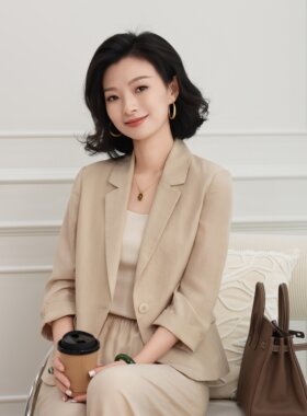 西子桑蚕丝盐缩肌理皱免打理西装