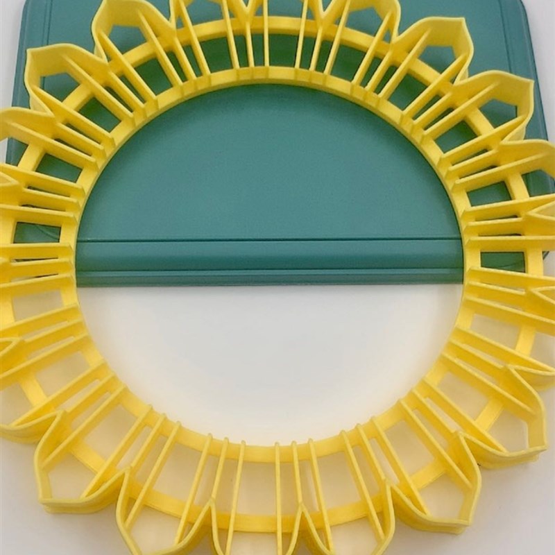 新款造型中式蛋糕底座花饽饽寿桃底座模具花边压印烘焙翻糖模具