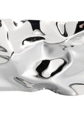 一匚极简轻奢样板间金属托盘小球搭配摆件售楼部客厅书房桌面饰品