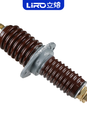 立熔CWC-CWB-10KV/1000A1250A户外12KV高压防污铜棒陶瓷穿墙套管
