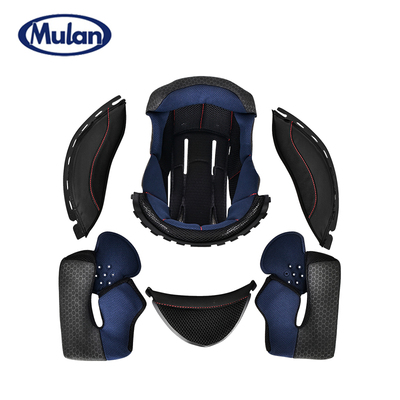Mulan木兰驰摩托车头盔将军FF719内衬内胆帽芯护托耳仔下巴网全盔